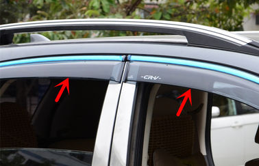 Китай Забрала 2012, дефлекторы окна автомобиля HONDA CR-V ветра нашивки уравновешивания нержавеющей стали поставщик