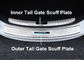 Нержавеющая сталь освещенные дверные подушки хвостовые ворота Шкуф-пластинка для Hyundai Elantra 2016 Avante поставщик