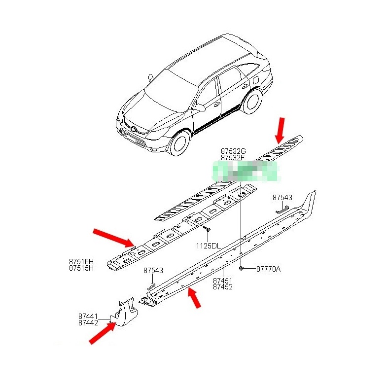 Liandlee автомобильные номерные знаки фары для Hyundai Veracruz/ix55 2007-2015 а
