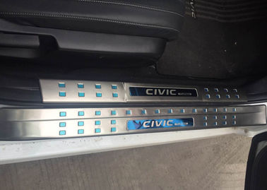 Китай S/S Авто аксессуары для HONDA CIVIC 2016, боковые двери освещенные подоконники поставщик