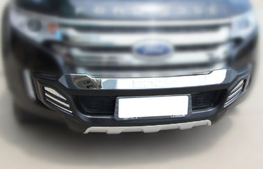 Хорошая цена. Чёрный + Хром Автомобильный Бампер Защита Для FORD EDGE 2011 2012 2014, Вздувная Формировка онлайн