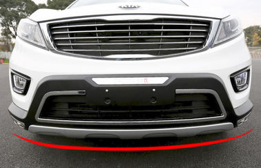 Хорошая цена. Передняя охрана и задняя охрана для Kia Sportager 2014 2015 Пластмассовая формовка ABS онлайн