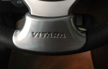 Хорошая цена. SUZUKI VITARA 2015 Хромированный Авто интерьер аксессуары Рулевое колесо Гарнир онлайн