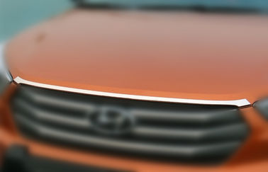 Хорошая цена. ABS Chrome Auto Body Trim Parts For Hyundai IX25 2014 Bonnet Trim Strip (части для отделки кузова автомобиля с хромной пленкой) онлайн