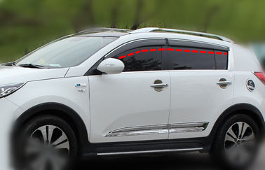 Хорошая цена. Защита от солнца и дождя для KIA Sportage 2010 - 2014 Визиторы для автомобильных окон с резьбой онлайн