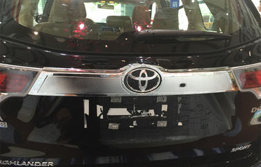 Хорошая цена. Chrome Auto Body Trim Parts For Toyota Highlander Kluger 2014 2015 Задняя отделка онлайн