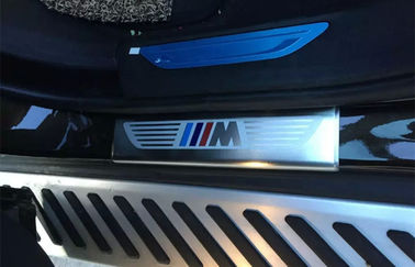 BMW New X6 E71 2015 Просвещенные пороги дверей Боковые двери Скуф Плита Нержавеющая сталь порог