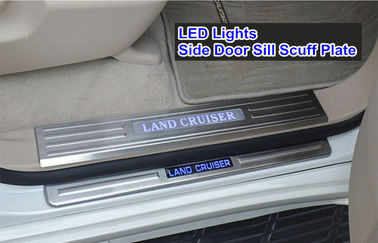 Хорошая цена. TOYOTA Land Cruiser FJ200 2008 -2014 Светодиодный легкий боковой порог из нержавеющей стали онлайн