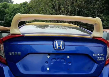 Хорошая цена. Прочный авто задний крыло спойлер подходит для Honda Civic 2016 2017 Пластиковые материалы ABS онлайн