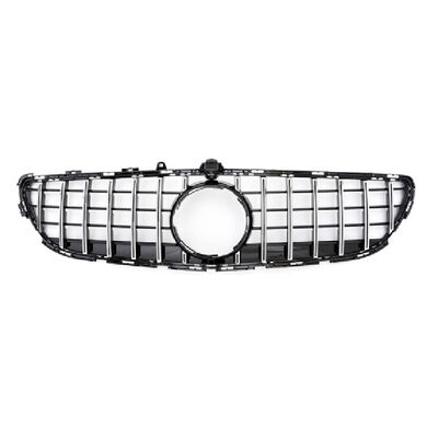 Хорошая цена. Модель Mercedes Benz G-Class Front Auto Front Grille Черная белая хромная ABS пластиковая подходящая замена для усиления передней части транспортного средства онлайн