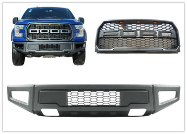 Хорошая цена. Ford F150 2015 2017 Raptor стиль стальной передней бамперной стойкой и передней решеткой онлайн