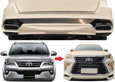 Хорошая цена. Lexus Style Body Kits Передний бампер И Задний бампер Фабрики для Toyota Fortuner 2016 2018 онлайн
