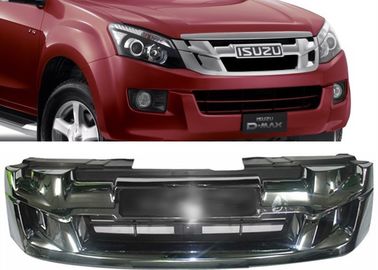 Хорошая цена. ISUZU D-MAX 2012 2013 2014 2015 OE стиль Хромированная передняя решетка с красными буквами онлайн