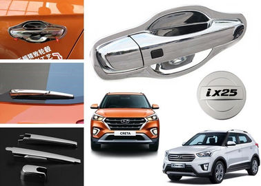 Хорошая цена. Hyundai 2014 2015 2019 Creta IX25 Хромированная крышка топливного бака, крышка ручки, крышка зеркала онлайн