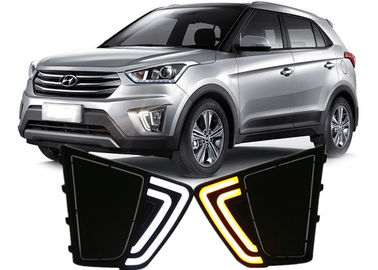 Хорошая цена. Hyundai 2014 2015 IX25 Creta Дневные светофоры с светодиодным желтым сигналом поворота онлайн