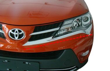 Хорошая цена. Устойчивые хромированные рамки фар для Toyota RAV4 2013, фар нижний гарнитур онлайн