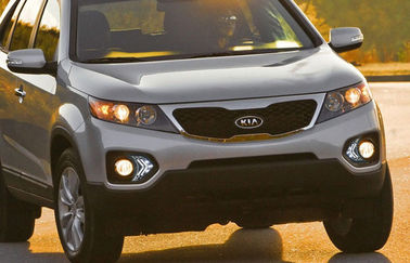 Хорошая цена. Светодиодный дневный светофор для KIA SORENTO 2009 2010 2011 2012 Годовой светофор DRL онлайн