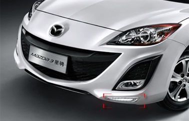 Хорошая цена. Дневное освещение для MAZDA3 2011 2012 2013 светодиодный светодиодный светодиодный светильник DRL онлайн