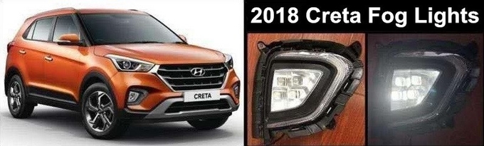 Как снять лампочку хендай крета Hyundai Creta 2018 2019 светодиодные туманные лампы, светодиодные светофоры для 